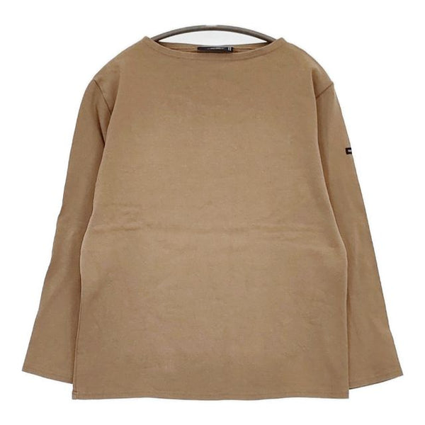 SAINT JAMES ウエッソン 無地 フランス製 サイズT3 長袖Ｔシャツ カットソー ロンＴ ベージュ レディース セントジェームス【中古】5-0911M∞