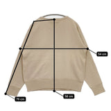 LENO Freedom Sleeve Sweat l1901-sw001トレーナー スウェット ベージュ レディース リノ【中古】5-0911M∞