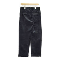 MARGARET HOWELL 578-1243002 8 WALE CORDUROY コーデュロイ トラウザー パンツ 21AW ブラック レディース マーガレットハウエル【中古】5-0921T∞