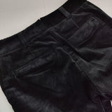 MARGARET HOWELL 578-1243002 8 WALE CORDUROY コーデュロイ トラウザー パンツ 21AW ブラック レディース マーガレットハウエル【中古】5-0921T∞