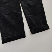 MARGARET HOWELL 578-1243002 8 WALE CORDUROY コーデュロイ トラウザー パンツ 21AW ブラック レディース マーガレットハウエル【中古】5-0921T∞