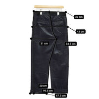 MARGARET HOWELL 578-1243002 8 WALE CORDUROY コーデュロイ トラウザー パンツ 21AW ブラック レディース マーガレットハウエル【中古】5-0921T∞