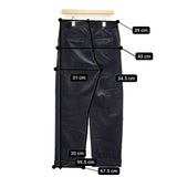 MARGARET HOWELL 578-1243002 8 WALE CORDUROY コーデュロイ トラウザー パンツ 21AW ブラック レディース マーガレットハウエル【中古】5-0921T∞