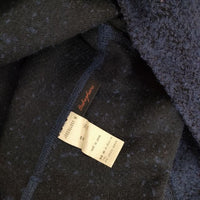 babaghuri J0523UJ231 コットンウール 日本製 ジャケット ブルゾン ネイビー レディース ババグーリ【中古】5-0921T∞