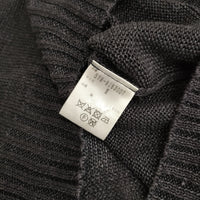 MARGARET HOWELL 578-8163007 サイズ2 リネン ボトルネック ニット ネイビー レディース マーガレットハウエル【中古】5-0805M♪