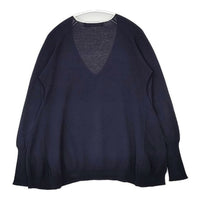 MARNI コットン Vネック イタリア製 ニット ネイビー レディース マルニ【中古】5-0921M∞