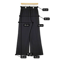 ADORE 531-3130420 mat punch pants サイズ38 イージー パンツ 23SS ブラック レディース アドーア【中古】5-0805M♪