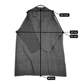 babaghuri J0533FB353 コットン チェック インド製 チュニック オープンカラーシャツ ブラック ホワイト レディース ババグーリ【中古】5-0805M♪