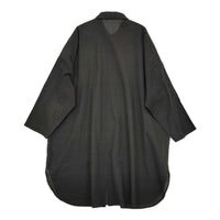 babaghuri J0521FB311 コットン ストライプ インド製 ロング 長袖シャツ カーキ グリーン レディース ババグーリ【中古】5-0805M♪