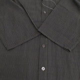 babaghuri J0521FB311 コットン ストライプ インド製 ロング 長袖シャツ カーキ グリーン レディース ババグーリ【中古】5-0805M♪