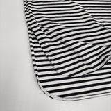 23区 MY STANDARD ボーダー 32 小さいサイズ 長袖Ｔシャツ カットソー ロンＴ ホワイト ブラック レディース 23区【中古】5-0805M♪