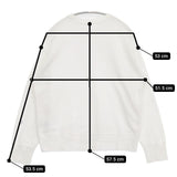 DRESSTERIOR サスティナブル裏毛コットンプルオーバー D刺繍 トレーナー スウェット ホワイト レディース ドレステリア【中古】5-0911M∞
