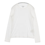 SUNSPEL ロングスリーブ クラシック Tシャツ 定価16610円 WTSH0033 長袖Ｔシャツ カットソー ロンＴ ホワイト レディース サンスペル【中古】5-0911M∞
