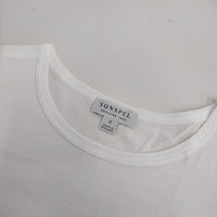 SUNSPEL ロングスリーブ クラシック Tシャツ 定価16610円 WTSH0033 長袖Ｔシャツ カットソー ロンＴ ホワイト レディース サンスペル【中古】5-0911M∞