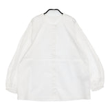 BEAUTY&YOUTH UNITED ARROWS ピンタックスリーブ ブラウス 定価14850円 シャツ ホワイト レディース ビューティアンドユース【中古】5-0805M♪