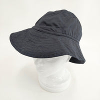 MHL. DRY COMPACT COTTON バケットハット 595-1176503 ハット ネイビー レディース エムエイチエル【中古】5-0918G◎