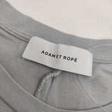 SALON adam et rope GAE-09030-A ノースリーブ コットン ワンピース ライトブルーグレー レディース サロンアダムエロペ【中古】5-0617S△