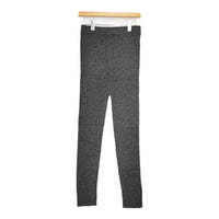 MARCOMONDE 新品リブニット 定価18000円 ウールパンツ レギンス グレー レディース マルコモンド【中古】5-0921T∞
