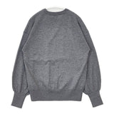 Spick and Span ウール クルーネックニット セーター ニット 23AW グレー レディース スピックアンドスパン【中古】5-0921T∞