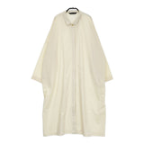 mizuiro-ind ナイロン シャツワンピース ワイド コート ワンピース ライトイエロー レディース ミズイロインド【中古】5-0805M♪