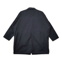 R&D.M.Co- ガーメントダイ オーバーサイズ ポリエステルナイロン コート ネイビー レディース オールドマンズテーラー【中古】5-0714M∞