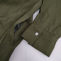 akane akane femme タックワンピース 9238-2067B ワンピース グリーン レディース アカネ【中古】5-0911M∞