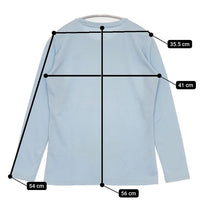 THE NORTH FACE NTW81876 VOLTAGE CREW 長袖Ｔシャツ カットソー ロンＴ ライトブルー レディース ザノースフェイス【中古】5-0911M∞
