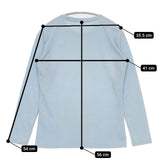 THE NORTH FACE NTW81876 VOLTAGE CREW 長袖Ｔシャツ カットソー ロンＴ ライトブルー レディース ザノースフェイス【中古】5-0911M∞