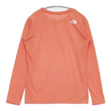 THE NORTH FACE NTW82181 L/S Faded TNF Tee 長袖Ｔシャツ カットソー ロンＴ オレンジ レディース ザノースフェイス【中古】5-0911M∞