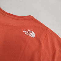THE NORTH FACE NTW82181 L/S Faded TNF Tee 長袖Ｔシャツ カットソー ロンＴ オレンジ レディース ザノースフェイス【中古】5-0911M∞