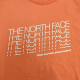 THE NORTH FACE NTW82181 L/S Faded TNF Tee 長袖Ｔシャツ カットソー ロンＴ オレンジ レディース ザノースフェイス【中古】5-0911M∞