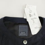 mina perhonen tambourine ドレス 定価88000円 ads3134 38 ノースリーブ ワンピース 25SS ネイビー レディース ミナペルホネン【中古】5-0514M♪