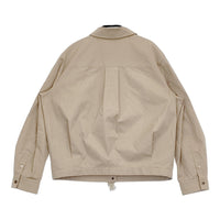 mina perhonen forest parade 定価88000円 aca2412 サイズ38 ブルゾン 24AW ベージュ レディース ミナペルホネン【中古】5-0514M♪