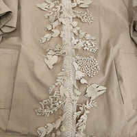 mina perhonen forest parade 定価88000円 aca2412 サイズ38 ブルゾン 24AW ベージュ レディース ミナペルホネン【中古】5-0514M♪