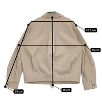 mina perhonen forest parade 定価88000円 aca2412 サイズ38 ブルゾン 24AW ベージュ レディース ミナペルホネン【中古】5-0514M♪