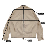 mina perhonen forest parade 定価88000円 aca2412 サイズ38 ブルゾン 24AW ベージュ レディース ミナペルホネン【中古】5-0514M♪