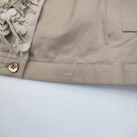 mina perhonen forest parade 定価88000円 aca2412 サイズ38 ブルゾン 24AW ベージュ レディース ミナペルホネン【中古】5-0514M♪