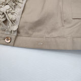 mina perhonen forest parade 定価88000円 aca2412 サイズ38 ブルゾン 24AW ベージュ レディース ミナペルホネン【中古】5-0514M♪