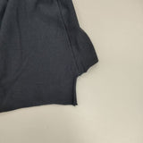 mon sakata 切りっぱワイドT コットン 長袖Ｔシャツ カットソー ロンＴ ネイビー レディース モンサカタ【中古】5-0726M∞