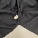 mon sakata 切りっぱワイドT コットン 長袖Ｔシャツ カットソー ロンＴ ネイビー レディース モンサカタ【中古】5-0726M∞