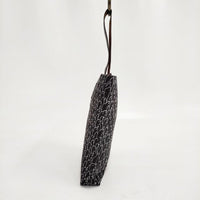 mina perhonen ys9934 puisto bag lintu 刺繍 リネン トートバッグ ネイビー ホワイト レディース ミナペルホネン【中古】5-0802G∞