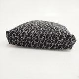 mina perhonen ys9934 puisto bag lintu 刺繍 リネン トートバッグ ネイビー ホワイト レディース ミナペルホネン【中古】5-0802G∞