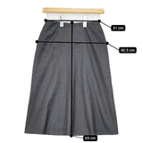 DES PRES 切替 ウール スカート グレー レディース デプレ【中古】5-0726M∞