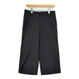 MARGARET HOWELL ウール クロップドパンツ 578-243804 パンツ ブラック レディース マーガレットハウエル【中古】5-0814T∞