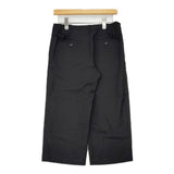 MARGARET HOWELL ウール クロップドパンツ 578-243804 パンツ ブラック レディース マーガレットハウエル【中古】5-0814T∞