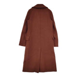 HARRIS WHARF LONDON Military Coat ミリタリーコート A1272MLC ウール コート ブラウン レディース ハリスワーフロンドン【中古】5-0827A∞