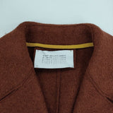 HARRIS WHARF LONDON Military Coat ミリタリーコート A1272MLC ウール コート ブラウン レディース ハリスワーフロンドン【中古】5-0827A∞