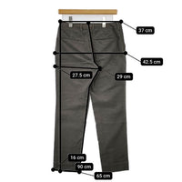 45R/45rpm モールサージのストレッチスリムパンツ 定価25300円 パンツ グレー レディース フォーティーファイブアールピーエム【中古】5-0814T∞