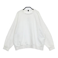 TRAVAIL MANUEL 222006 コットン ミニ裏毛セットインラグランプルオーバー スウェット ホワイト レディース トラバイユマニュアル【中古】5-0715M△