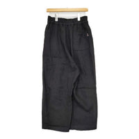 si si si comfort　ラミーリネン タイ パンツ ブラック レディース スースースー【中古】5-0921T∞